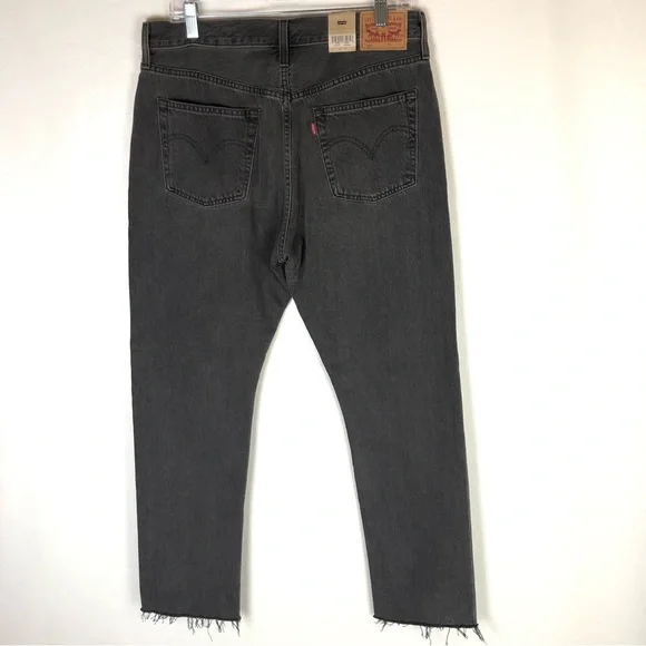 Levi’s 501 Jeans High Rise 100% Cotton straight leg 31 x 30 Faded Black wash - Picture 6 of 16